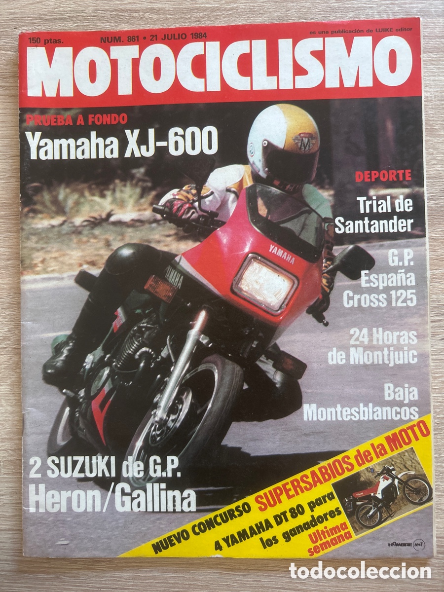 Coleccionismo de revistas y peri&oacute;dicos: Revista motociclismo 861 con p&oacute;ster