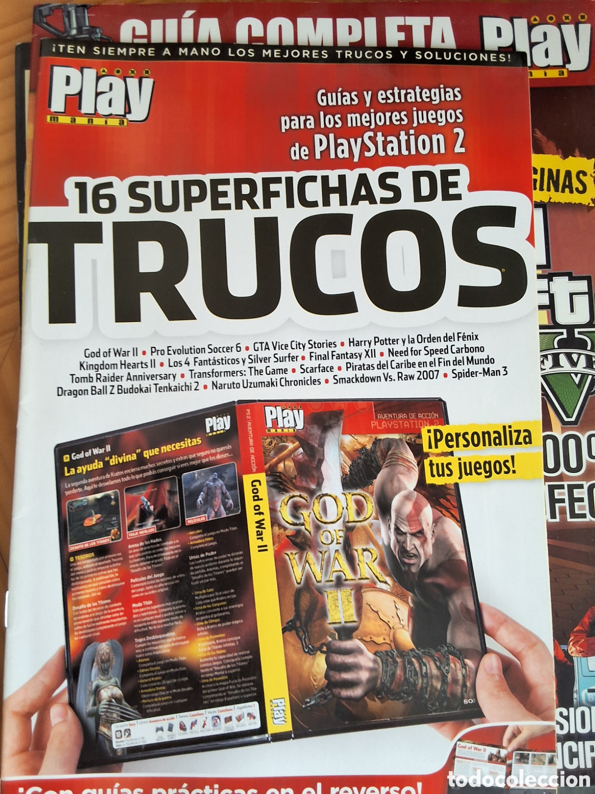 Coleccionismo de revistas y peri&oacute;dicos: Super fichas trucos gu&iacute;a suplemento revista playmania2 n&uacute;mero 105
