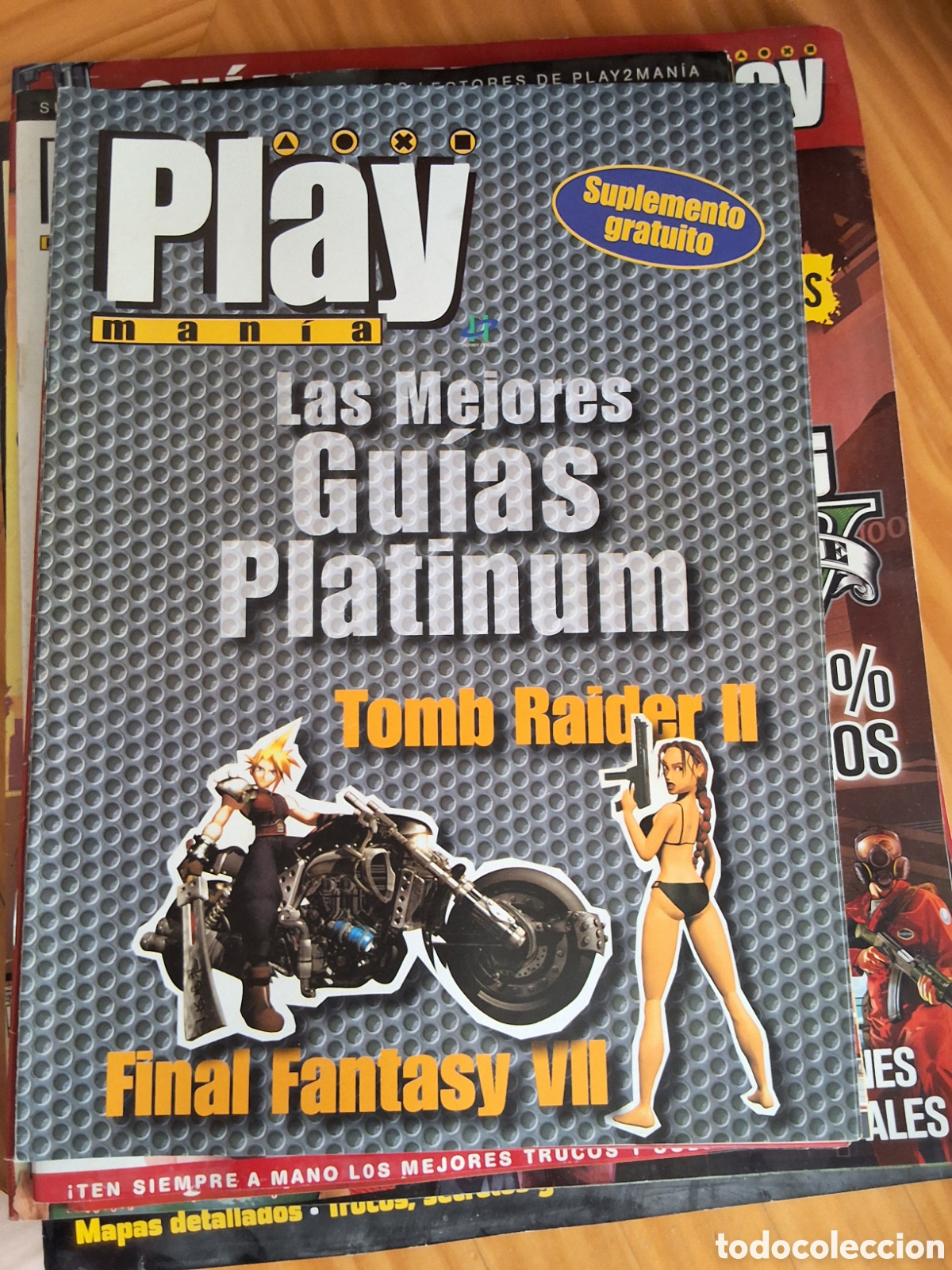 Coleccionismo de revistas y peri&oacute;dicos: Tomb raider II Final fantasy VII platinum gu&iacute;a suplemento revista playmania n&uacute;mero 6
