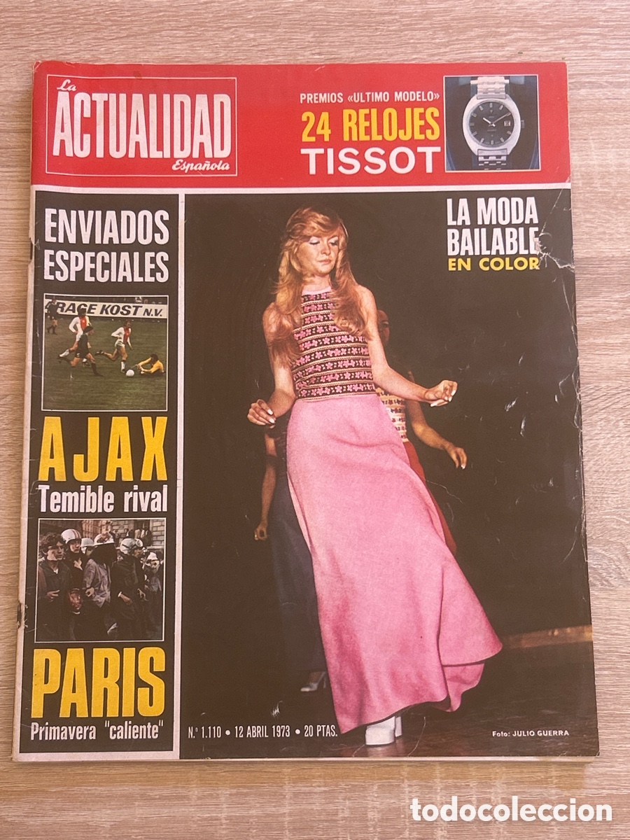 Coleccionismo de revistas y peri&oacute;dicos: Revista la actualidad espa&ntilde;ola n&uacute;mero 1100 a&ntilde;o 73