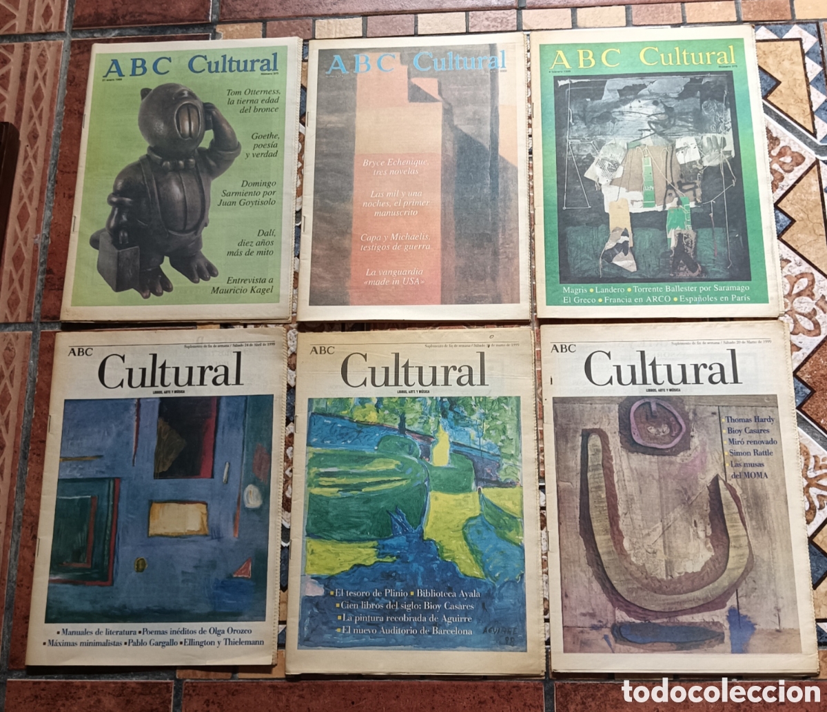 Coleccionismo de revistas y peri&oacute;dicos: ABC Cultural. N&uacute;meros de 1999.