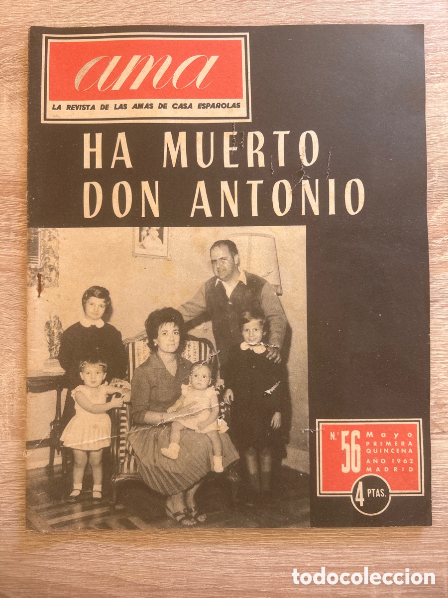 Coleccionismo de revistas y peri&oacute;dicos: Revista ama n&uacute;m 56 a&ntilde;o 1962