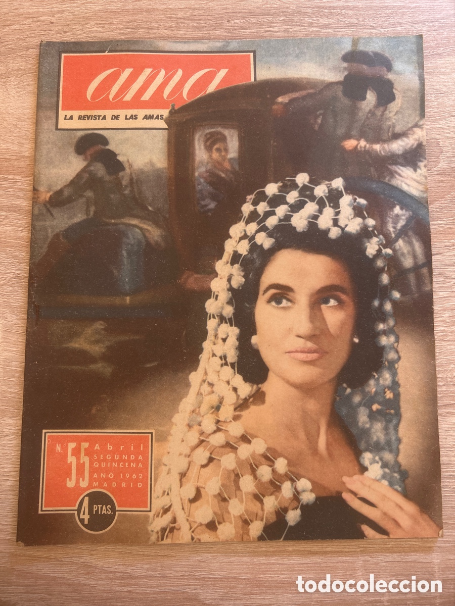Coleccionismo de revistas y peri&oacute;dicos: Revista ama n&uacute;m 55 a&ntilde;o 1962