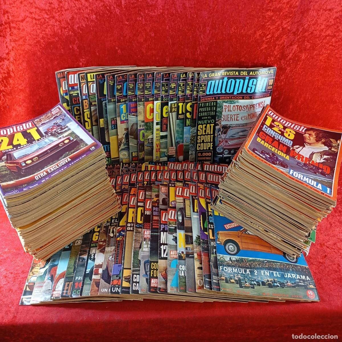 Coleccionismo de revistas y peri&oacute;dicos: COLECCI&Oacute;N DE 263 REVISTAS AUTOPISTA - DESDE N&ordm;534 HASTA N&ordm;881 - (FALTAN NUMEROS) AUTOMOBILISMO / 620