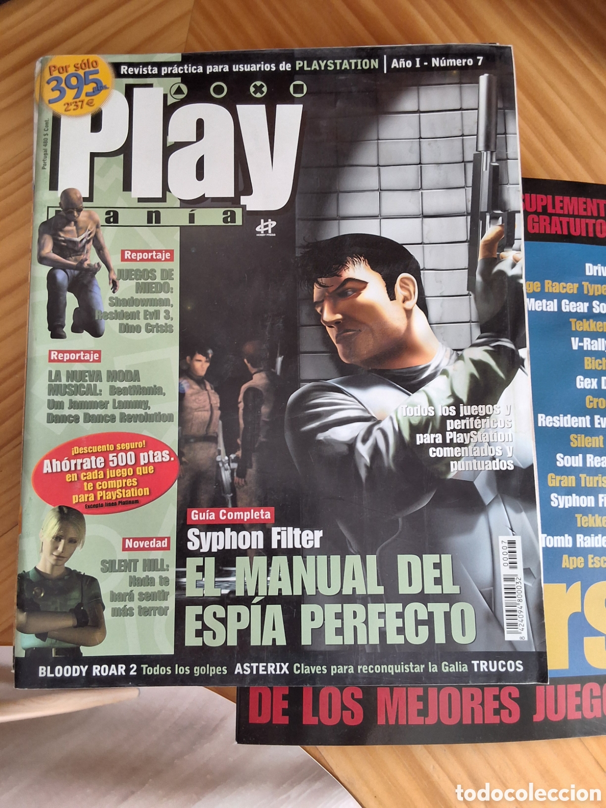 Coleccionismo de revistas y peri&oacute;dicos: Play mania revista consolas n&uacute;mero 7 a&ntilde;o 1999/8 incluye gu&iacute;a suplemento