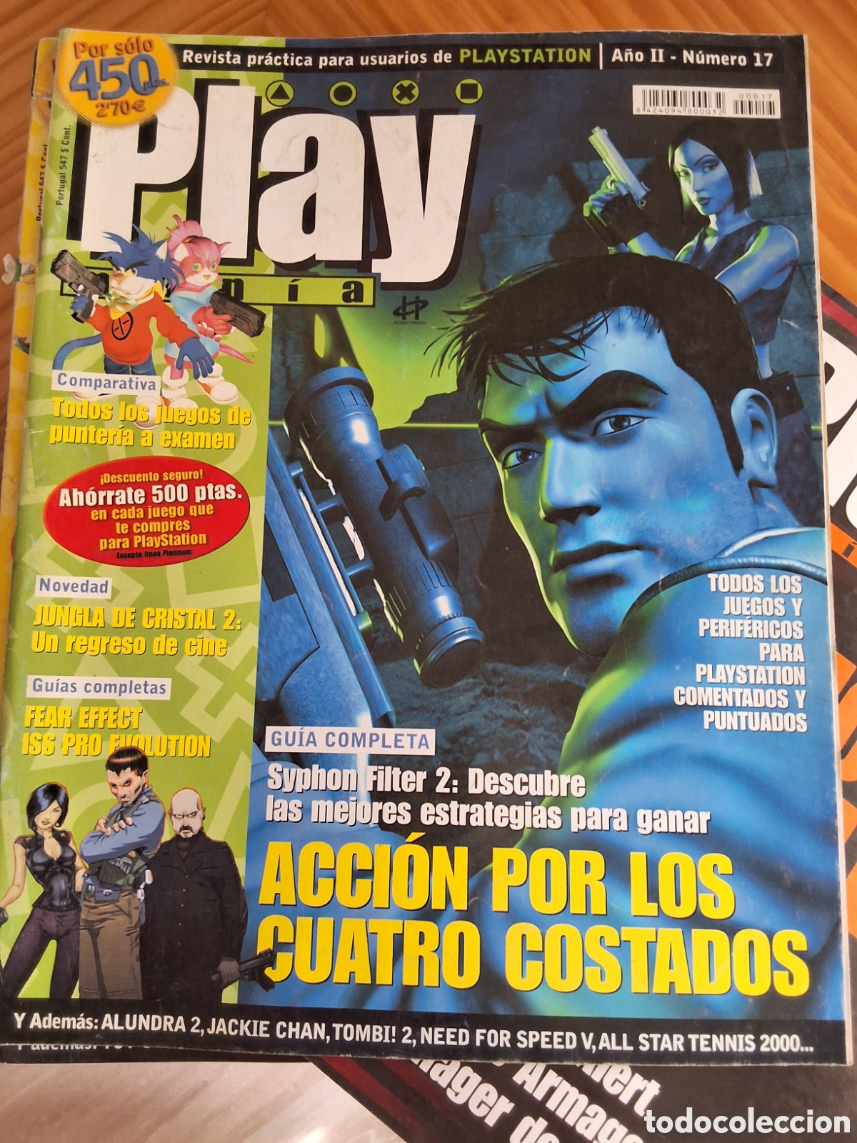 Coleccionismo de revistas y peri&oacute;dicos: Play mania revista consolas 17 a&ntilde;o 2000/6 incluye gu&iacute;a suplemento