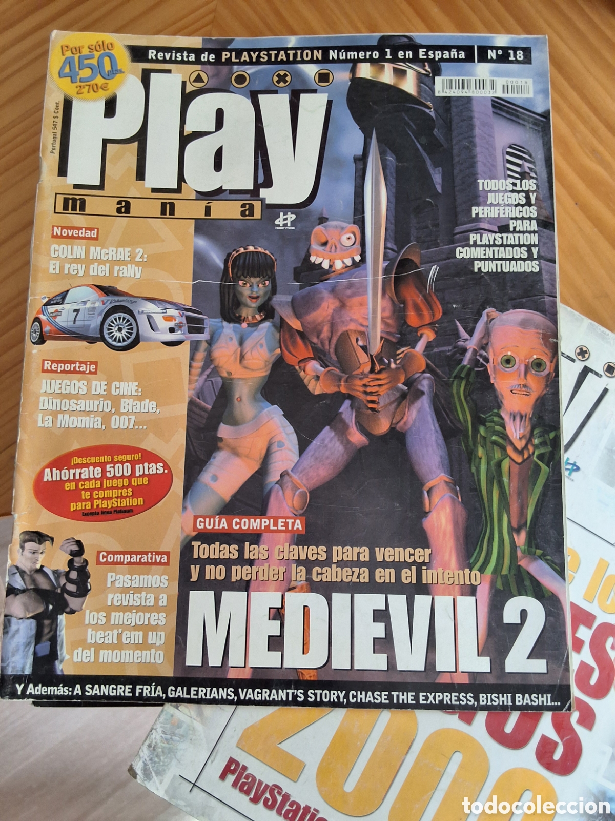 Coleccionismo de revistas y peri&oacute;dicos: Play mania revista consolas n&uacute;mero 18 a&ntilde;o 2000/7 incluye gu&iacute;a suplemento