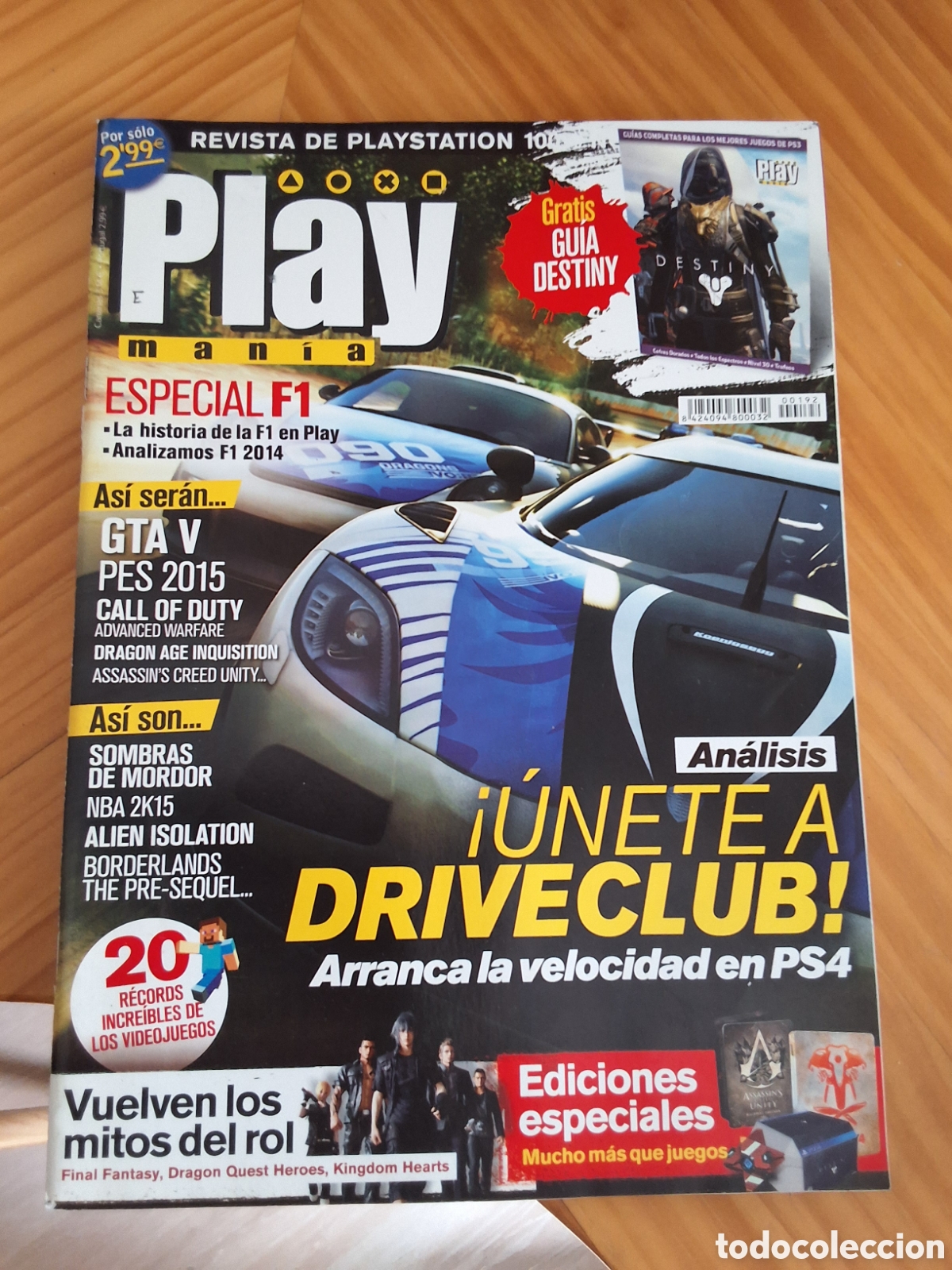 Collection Magazines and Newspapers: Play mania revista consolas n&uacute;mero 192 a&ntilde;o2015/1 incluye gu&iacute;a suplemento