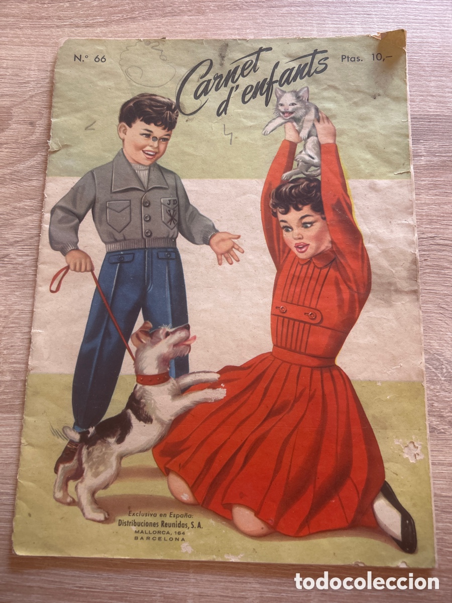 Coleccionismo de revistas y peri&oacute;dicos: Revista moda infantil carnet d&rsquo;enfants n&uacute;m 66