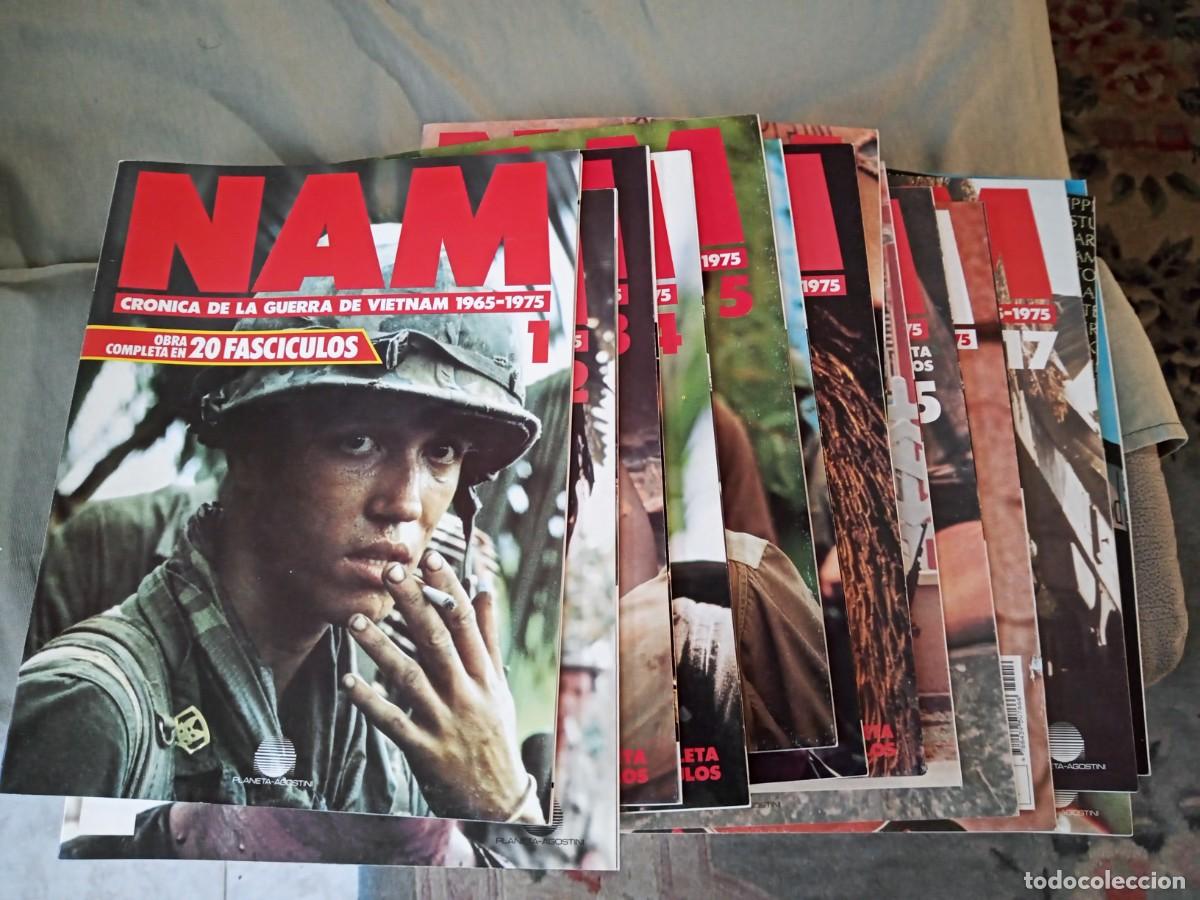 Coleccionismo de revistas y peri&oacute;dicos: NAM GUERRA DE VIETNAM LOTE DE FASCICULOS INCOMPLETOS DEL 1 AL 5 Y DEL 11 AL 20