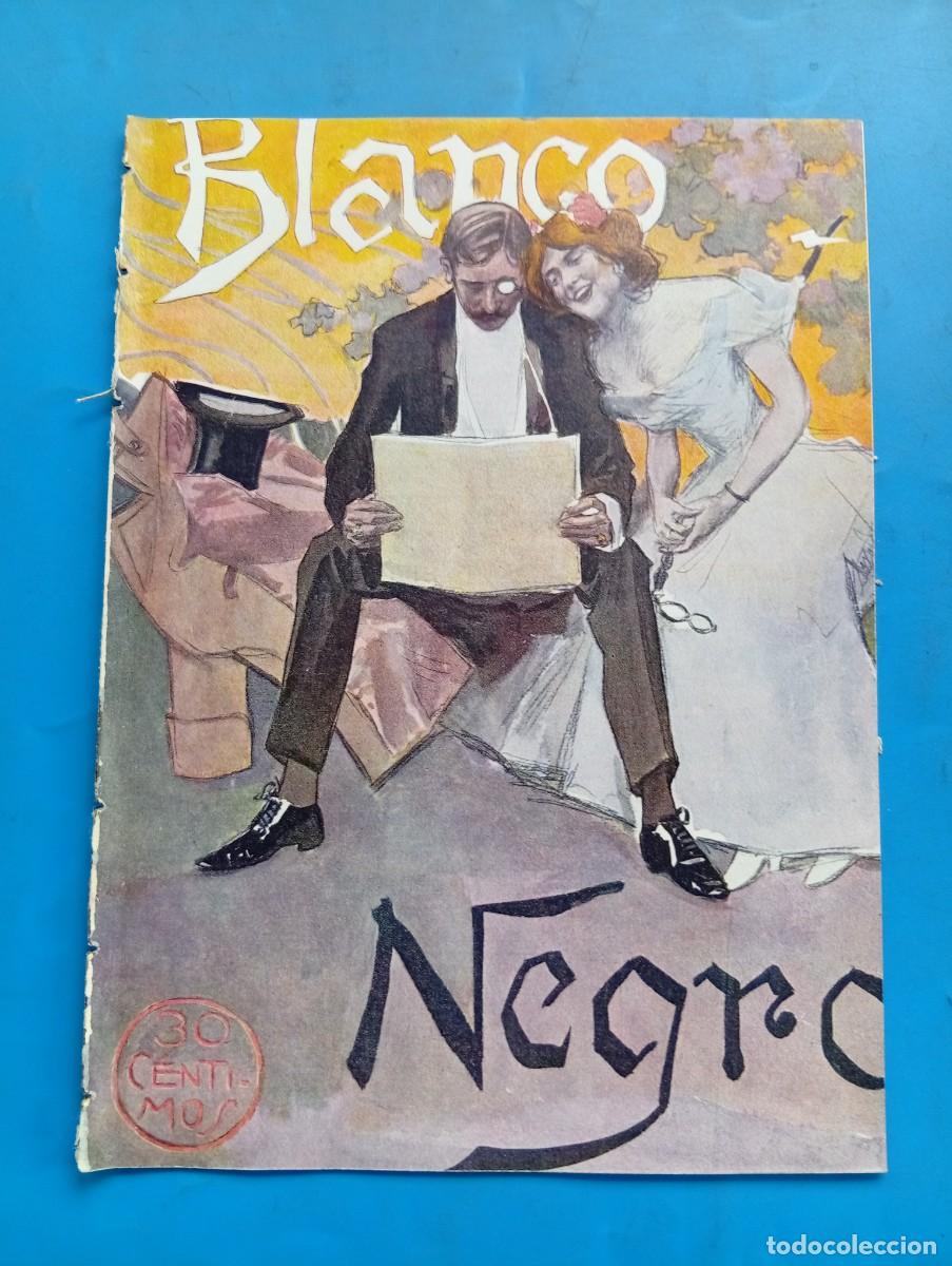 Coleccionismo de revistas y peri&oacute;dicos: BLANCO Y NEGRO. N&ordm; 572. A&Ntilde;O 1902. CR&Oacute;NICAS MADRILE&Ntilde;AS. HUNDIMIENTO EN LA CATEDRAL DE CUENCA.. LEER
