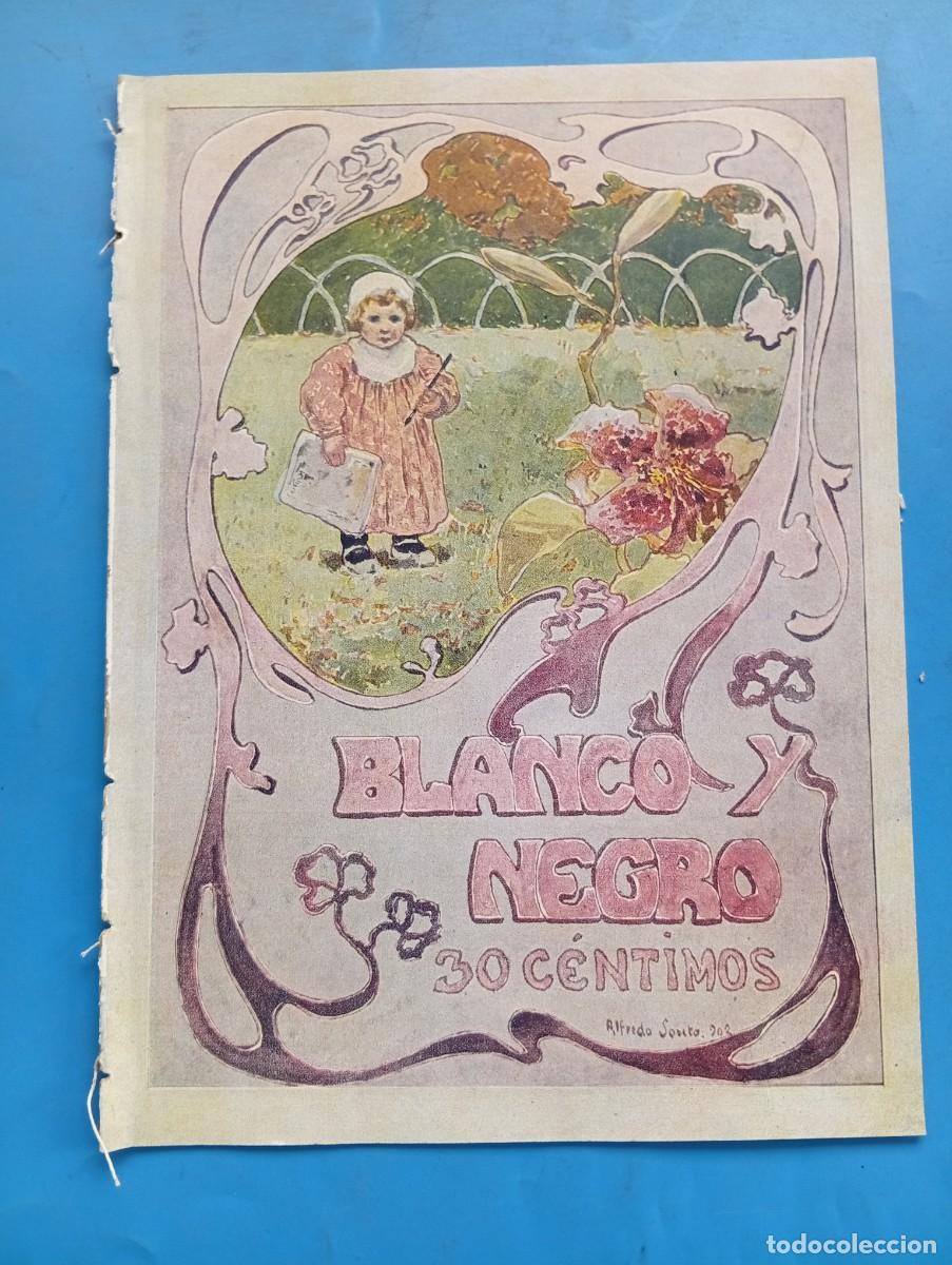 Coleccionismo de revistas y peri&oacute;dicos: BLANCO Y NEGRO. N&ordm; 574. A&Ntilde;O 1902. MEDALLA CONMEMORATIVA DE LA JURA DEL REY. ANA BOLENA. LOS M.. LEER