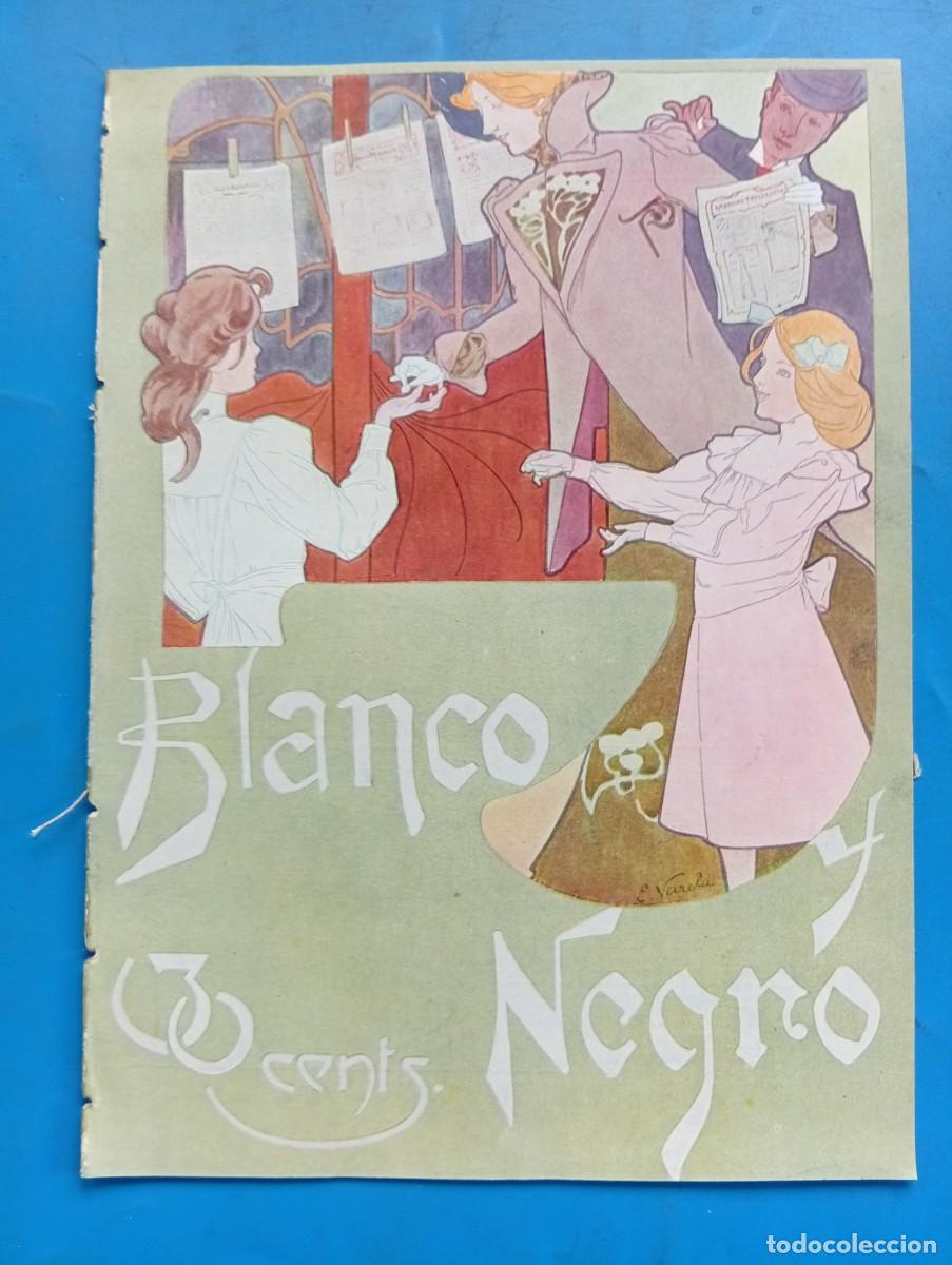 Coleccionismo de revistas y peri&oacute;dicos: BLANCO Y NEGRO. N&ordm; 582. A&Ntilde;O 1902. EN EL ESTUDIO DE MARINAS. MUERTE DEL REY DE SAJONIA. EL TRO.. LEER