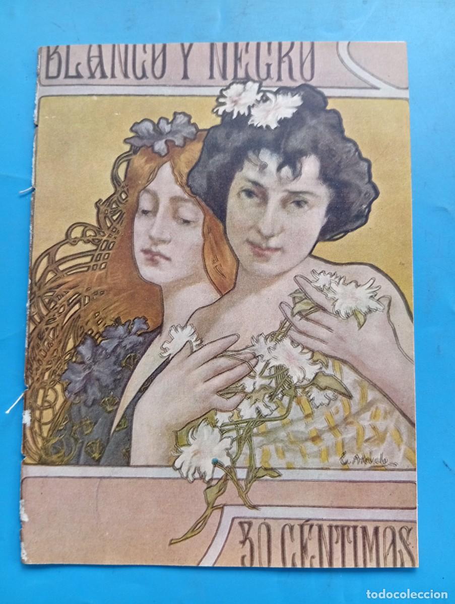 Coleccionismo de revistas y peri&oacute;dicos: BLANCO Y NEGRO. N&ordm; 587. A&Ntilde;O 1902. EL NUEVO GOBERNADOR DEL BANCO DE ESPA&Ntilde;A. DON ANDR&Eacute;S MELLADO.. LEER