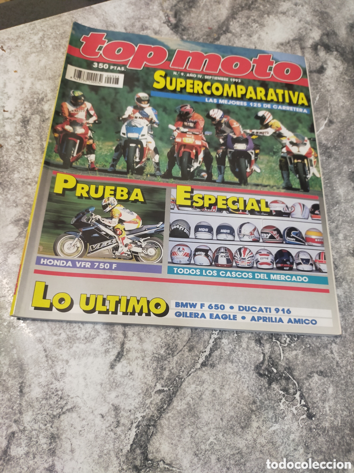 Sammeln von Zeitschriften und Zeitungen: Top Moto (N.&ordm; 47, septiembre de 1993)