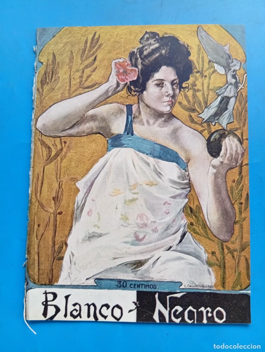 Collectionnisme de Revues et Journaux: BLANCO Y NEGRO. N&ordm; 592. A&Ntilde;O 1902. DON FEDERICO RUBIO. CUADROS MADRILE&Ntilde;OS: SPORT CHULAP&Oacute;N... LEER.
