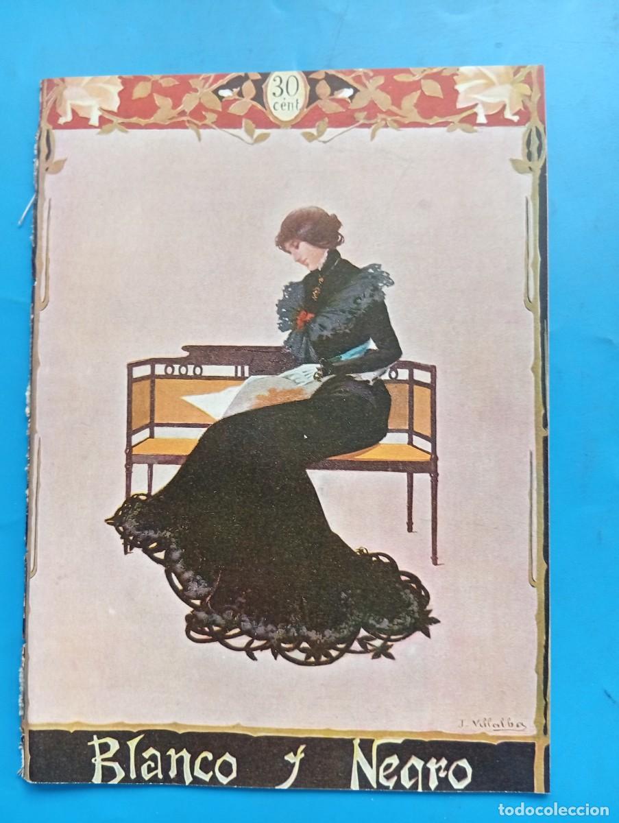 Coleccionismo de revistas y peri&oacute;dicos: BLANCO Y NEGRO. N&ordm; 598. A&Ntilde;O 1902. DON GIL DE LAS CALZAS VERDES. FIESTA PATRI&Oacute;TICA DE LOS INGE.. LEER