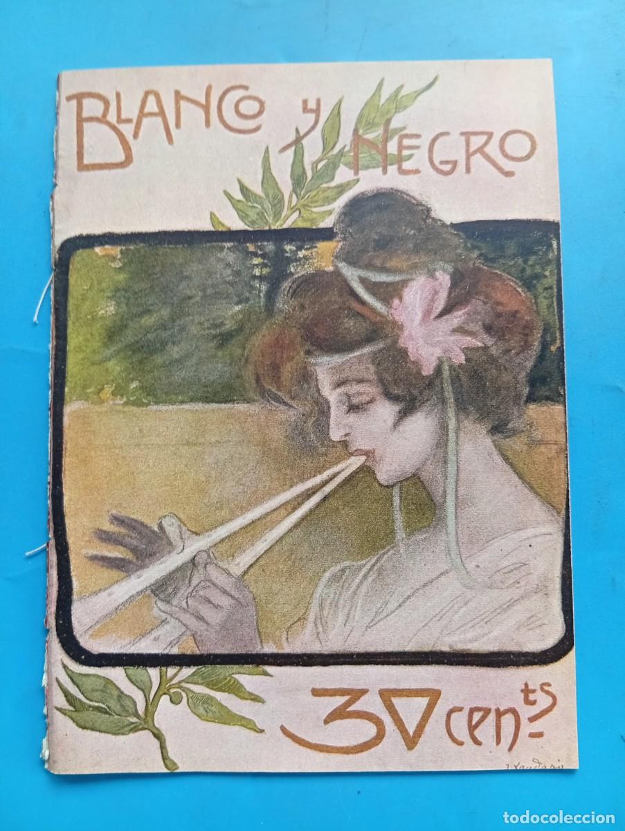 Coleccionismo de revistas y peri&oacute;dicos: BLANCO Y NEGRO. N&ordm; 599. A&Ntilde;O 1902. LOS GRANDES ACTORES DEL TEATRO ESPA&Ntilde;OL. LA CARIDAD ESPA&Ntilde;OLA.. LEER