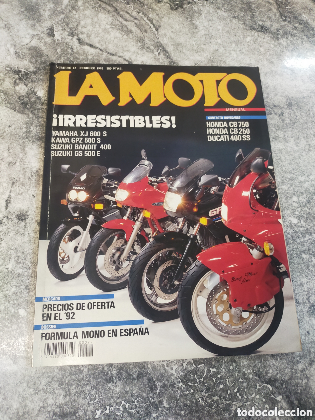 Collezionismo di Riviste e Giornali: revista LA MOTO n&uacute;mero 22 (febrero de 1992)
