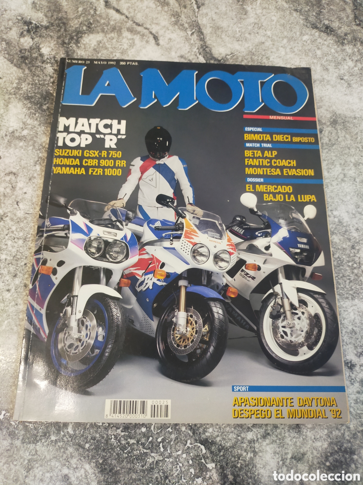 Sammeln von Zeitschriften und Zeitungen: revista LA MOTO N&ordm; 25 (Mayo de 1992)