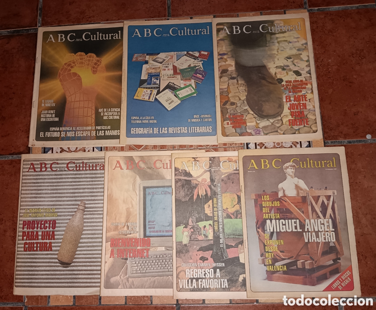 Coleccionismo de revistas y peri&oacute;dicos: ABC Cultural. A&ntilde;os 90.