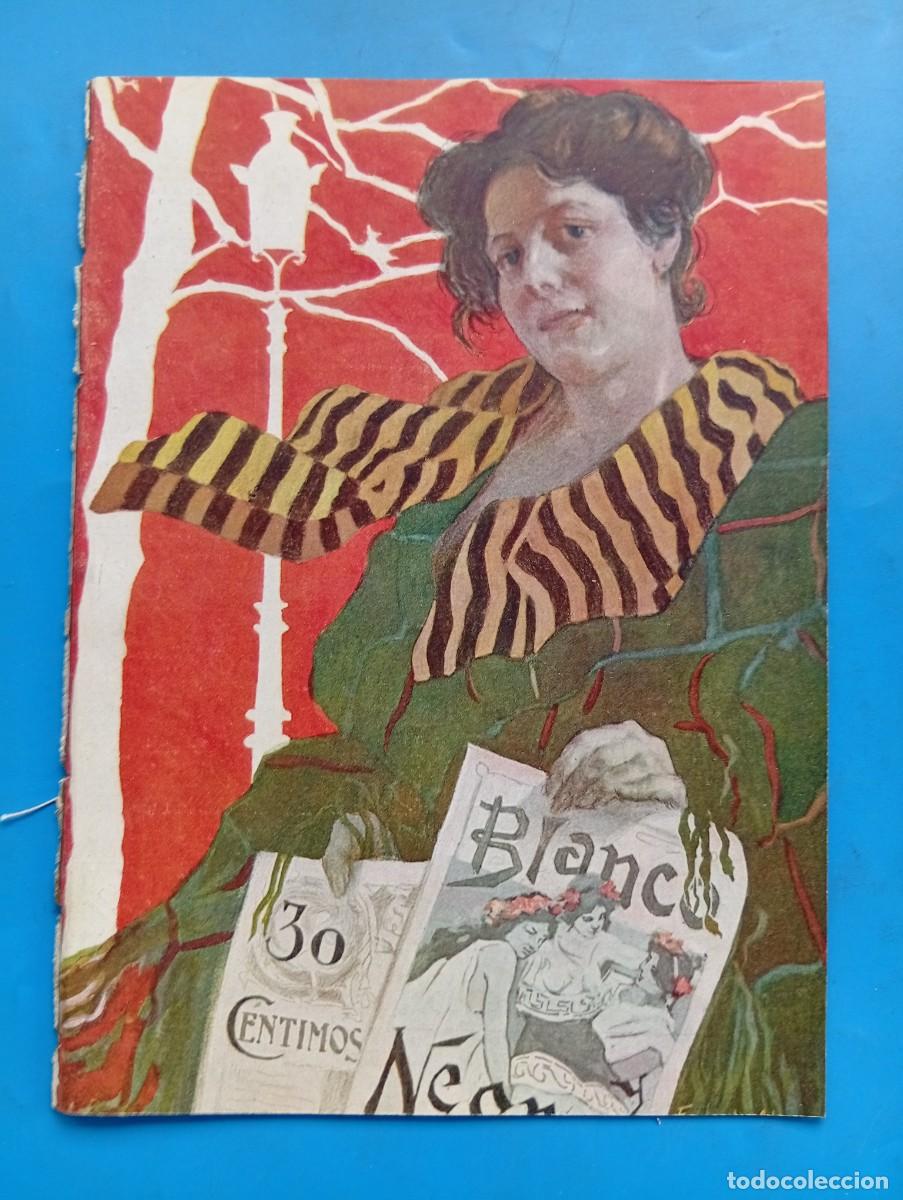 Coleccionismo de revistas y peri&oacute;dicos: BLANCO Y NEGRO. N&ordm; 605. A&Ntilde;O 1902. RESTOS DEL TEATRO ROMANO EN SAGUNTO. RECUERDOS DEL PASADO, .. LEER