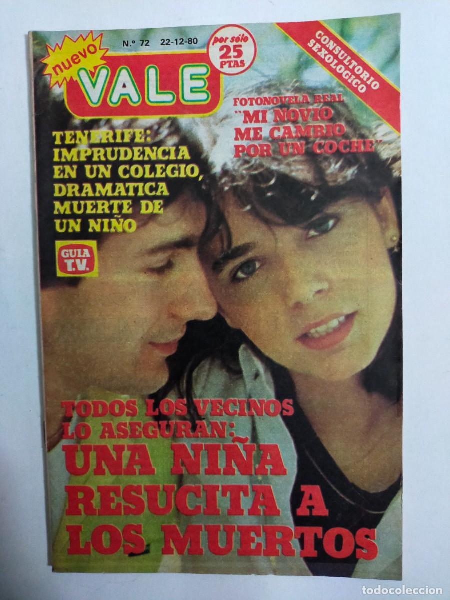 Collectionnisme de Revues et Journaux: REVISTA NUEVO VALE N&ordm; 72 (22-12-1980) - HISTORIAS DE TERROR POR ALFRED HITCHCOCK