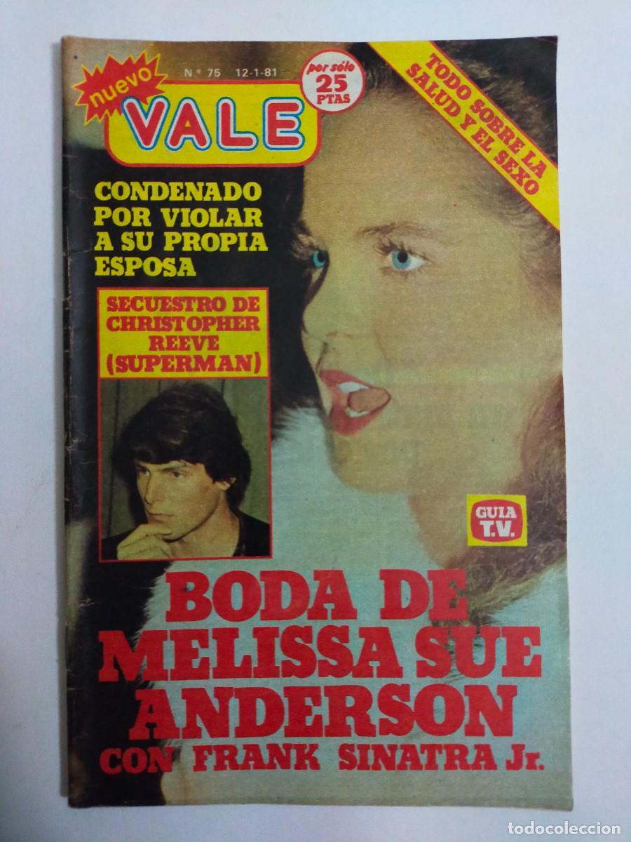 Coleccionismo de revistas y peri&oacute;dicos: REVISTA NUEVO VALE N&ordm; 75 (12-01-1981) - MELISSA SUE ANDERSON - CHRISTOPHER REEVE