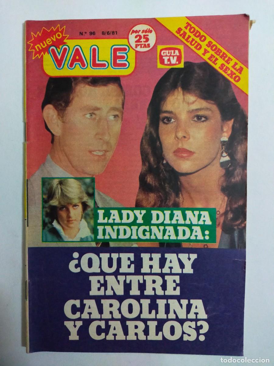 Colecionismo de Revistas e Jornais: REVISTA NUEVO VALE N&ordm; 96 (08-06-1981) - LADY DIANA - CAROLINA DE MONACO Y CARLOS DE INGLATERRA
