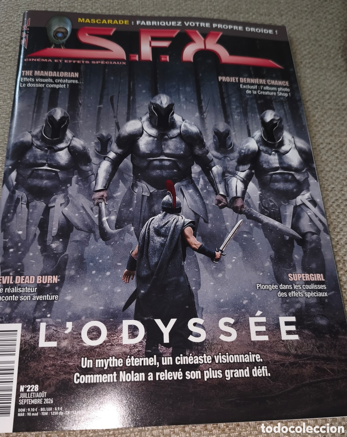 Coleccionismo de revistas y peri&oacute;dicos: REVISTA FRANCESA DE EFECTOS ESOECIALES SFX