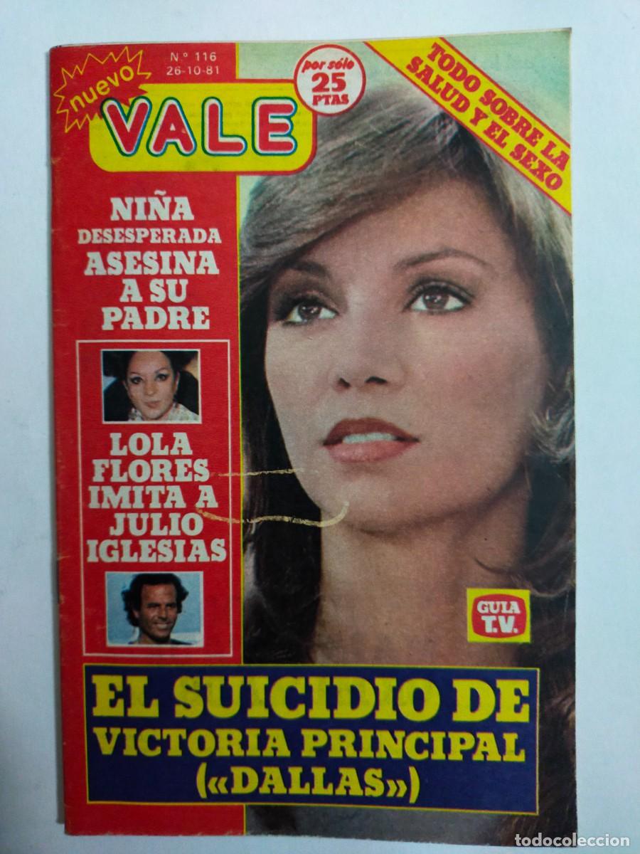 Sammeln von Zeitschriften und Zeitungen: REVISTA NUEVO VALE N&ordm; 116 (26-10-1981) - FARRAH FAWCETT - VICTORIA PRINCIPAL - LOLA FLORES