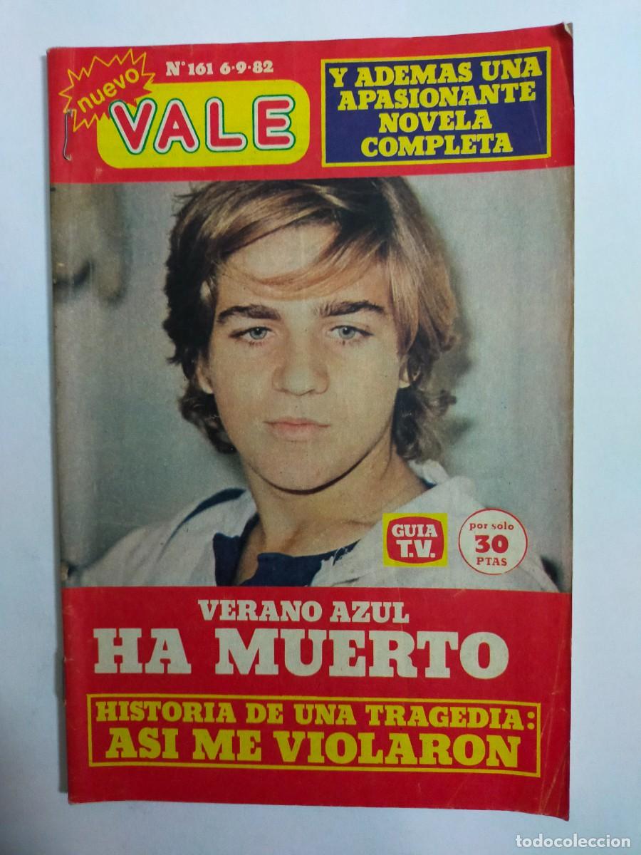 Collection Magazines and Newspapers: REVISTA NUEVO VALE N&ordm; 161 (06-09-1982) - VERANO AZUL - POSTER JAVIER DE LOS PECOS