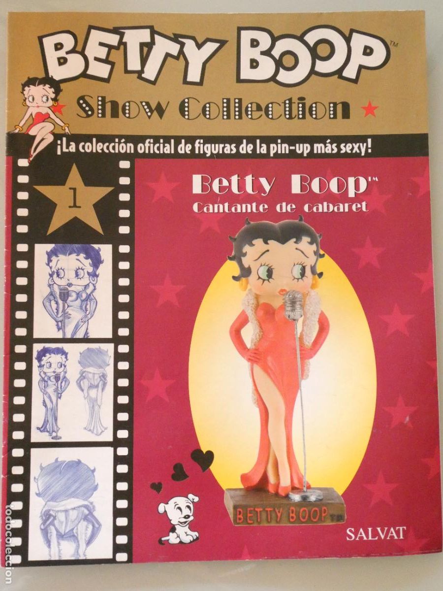 Coleccionismo de revistas y peri&oacute;dicos: REVISTA FASC&Iacute;CULO BETTY BOOP SHOW COLLECTION SALVAT N&ordm; 1 CANTANTE CABARET. 70GR