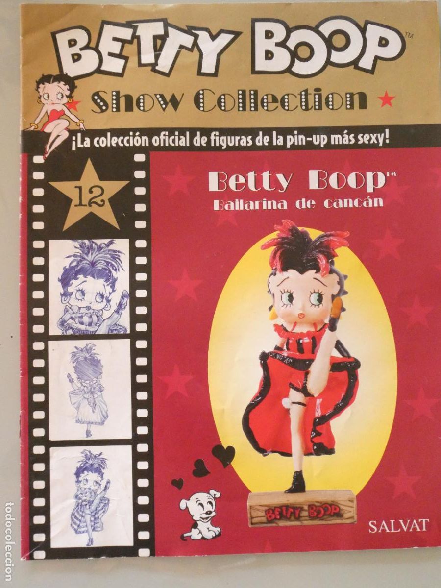 Coleccionismo de revistas y peri&oacute;dicos: REVISTA FASC&Iacute;CULO BETTY BOOP SHOW COLLECTION SALVAT N&ordm; 12 BAILARINA CANC&Aacute;N. 70GR
