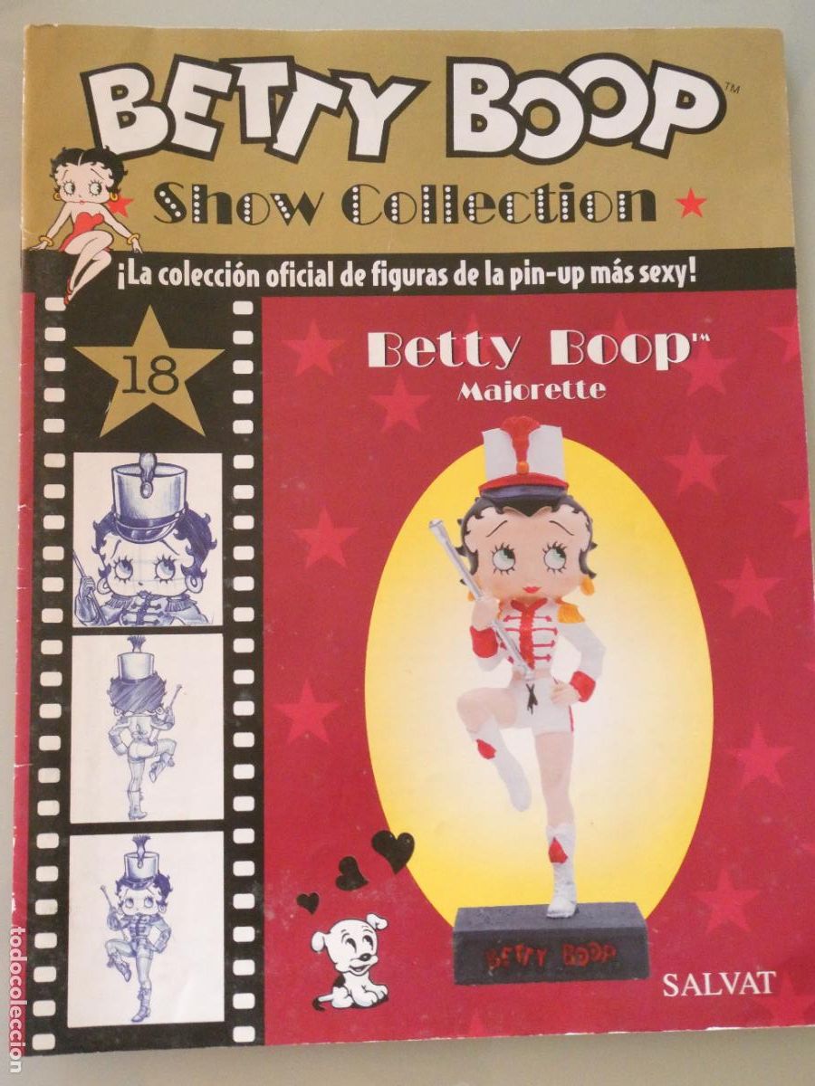 Coleccionismo de revistas y peri&oacute;dicos: REVISTA FASC&Iacute;CULO BETTY BOOP SHOW COLLECTION SALVAT N&ordm; 18 MAJORETTE. 70GR