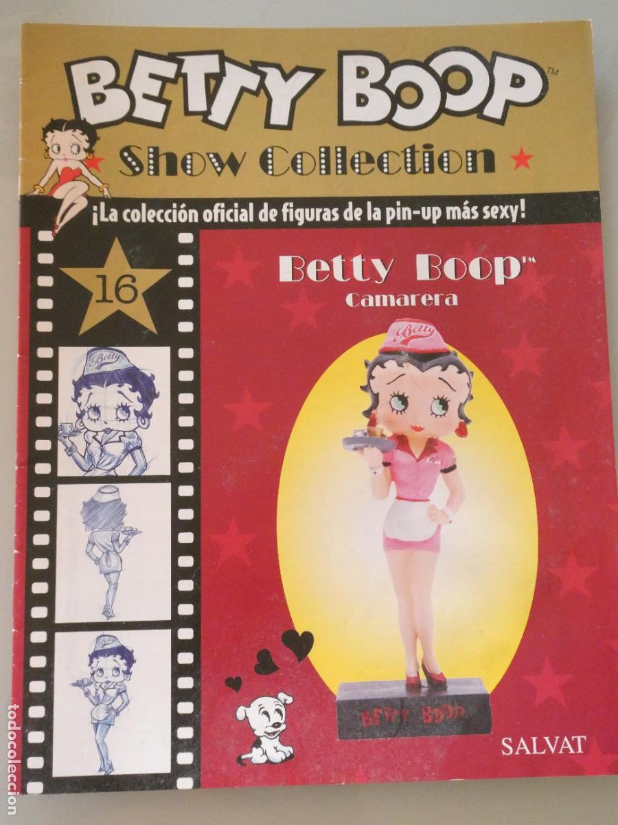 Coleccionismo de revistas y peri&oacute;dicos: REVISTA FASC&Iacute;CULO BETTY BOOP SHOW COLLECTION SALVAT N&ordm; 16 CAMARERA. 70GR