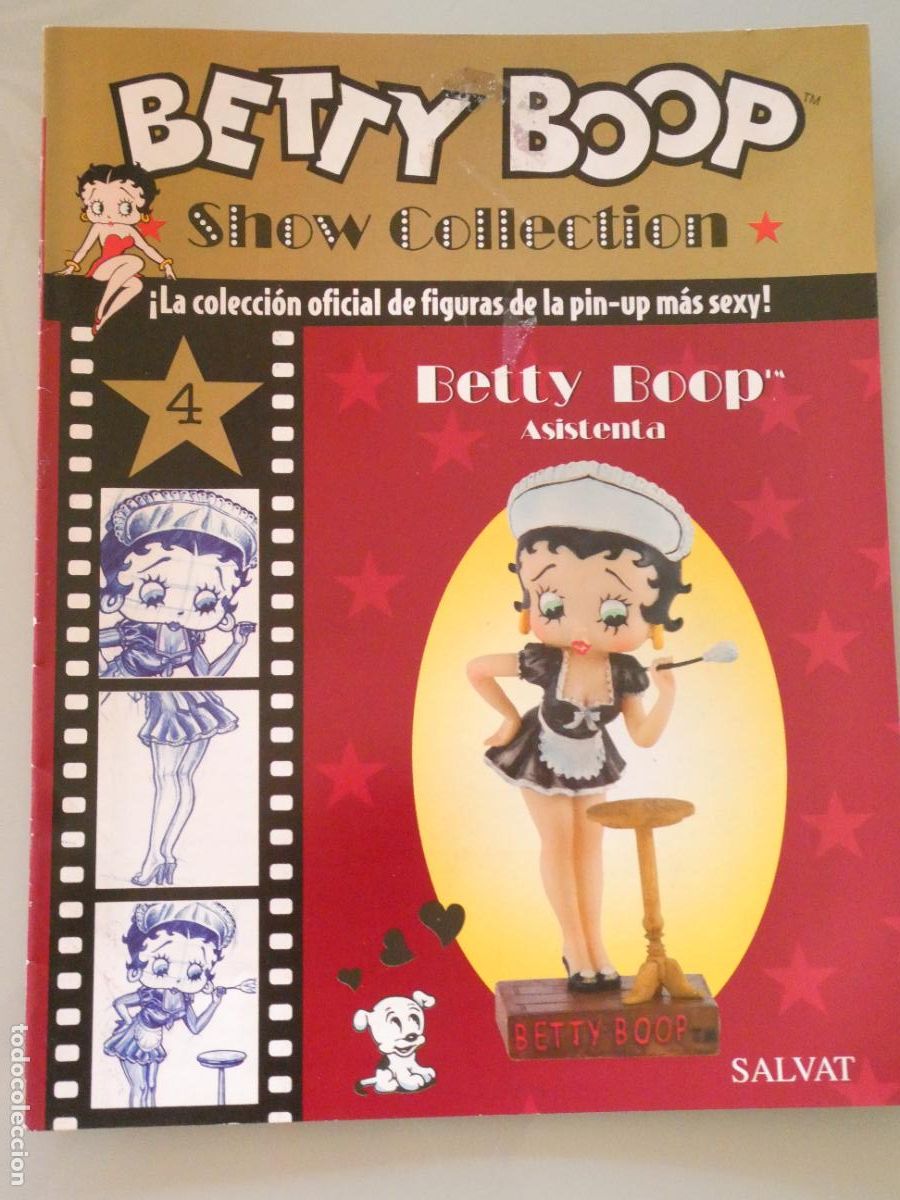 Coleccionismo de revistas y peri&oacute;dicos: REVISTA FASC&Iacute;CULO BETTY BOOP SHOW COLLECTION SALVAT N&ordm; 4 ASISTENTA CRIADA. 70GR