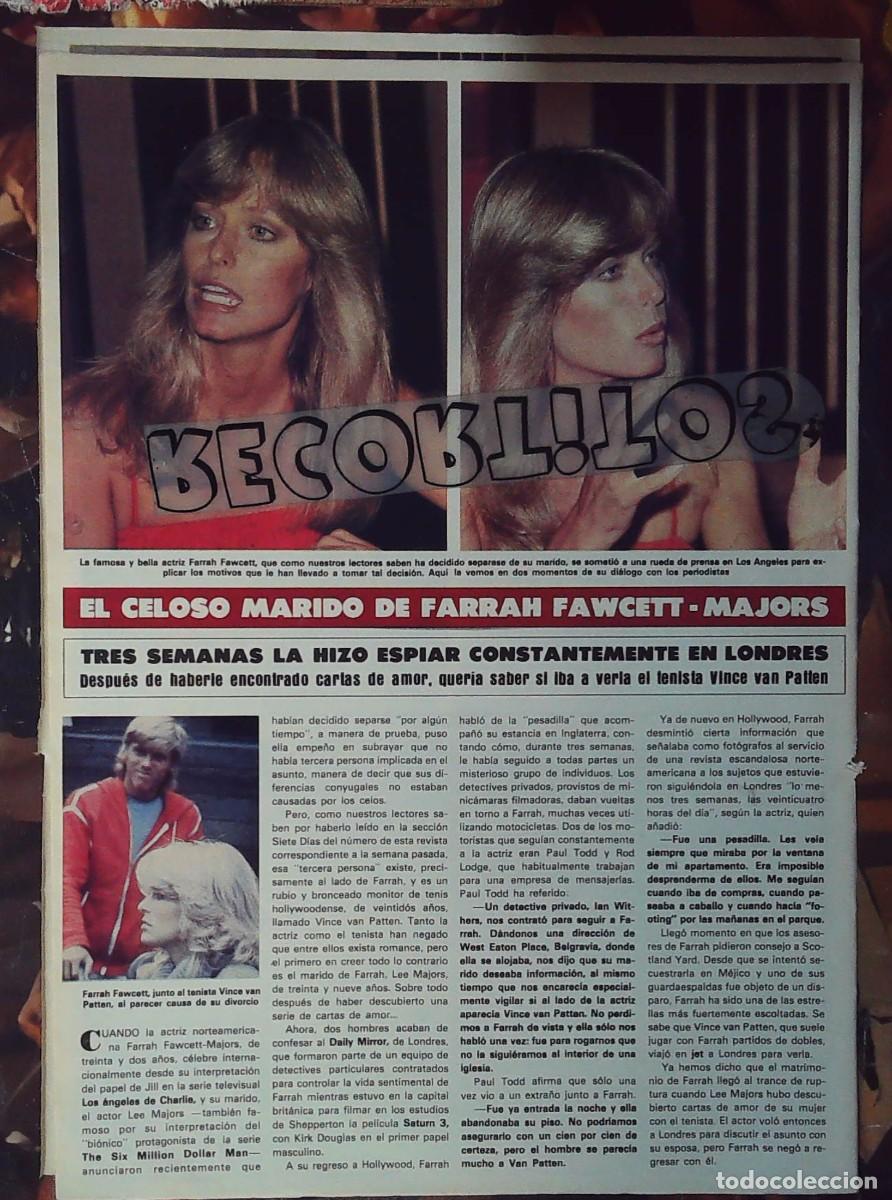 Coleccionismo de revistas y peri&oacute;dicos: Farrah fawcett los angeles de charlie lee majors robert stack stacks nuria espert