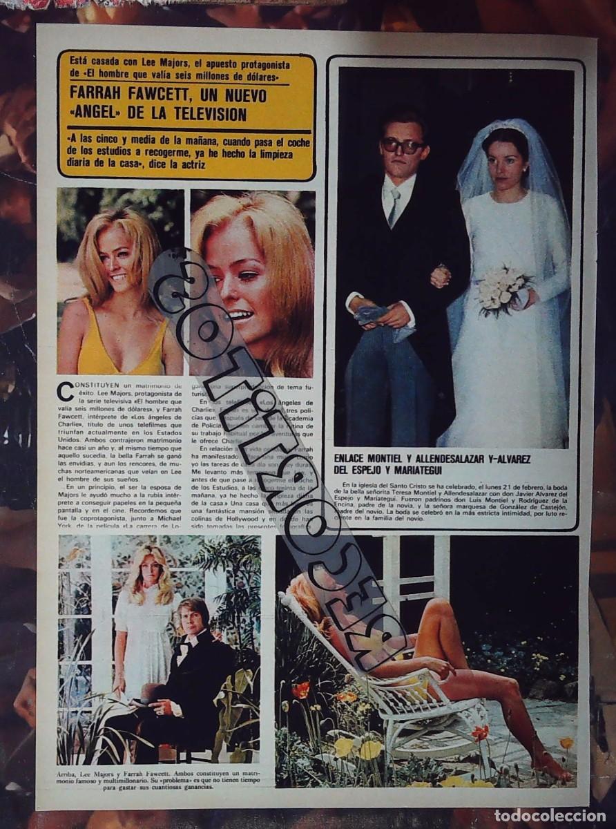 Coleccionismo de revistas y peri&oacute;dicos: Farrah fawcett los angeles de charlie lee mojors