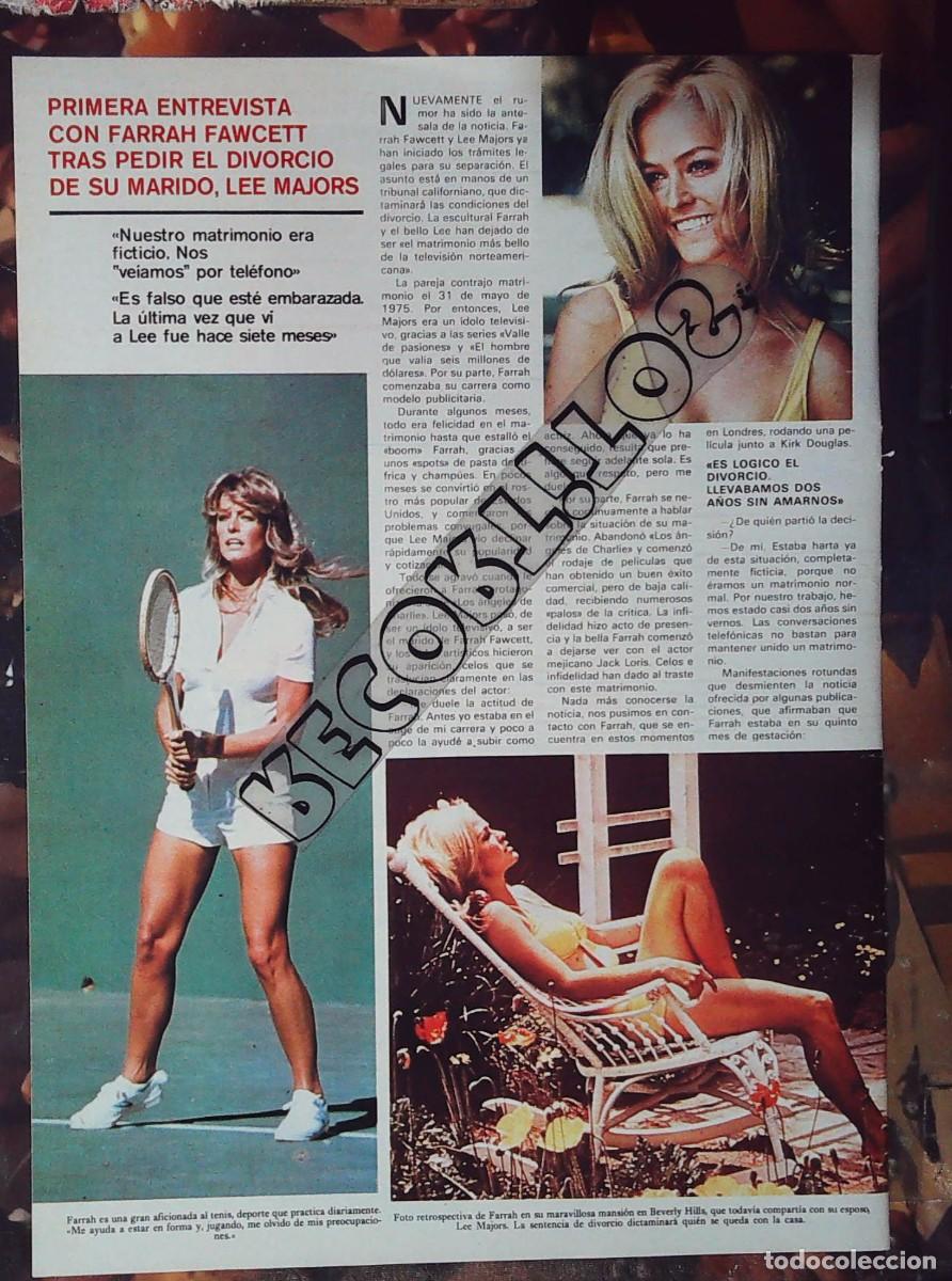 Coleccionismo de revistas y peri&oacute;dicos: Farrah fawcett los angeles de charlie lee mojors