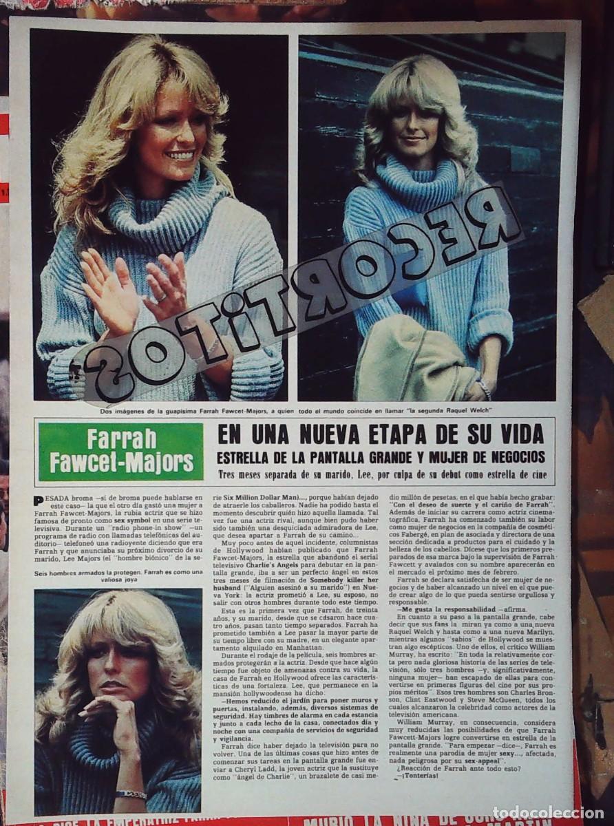 Collezionismo di Riviste e Giornali: Farrah fawcett los angeles de charlie lee mojors