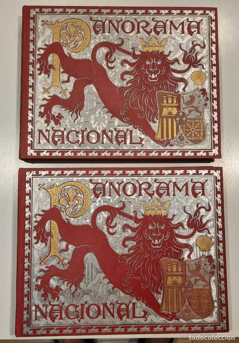 Coleccionismo de revistas y peri&oacute;dicos: Panorama Nacional. Multitud de fotograf&iacute;as de Espa&ntilde;a. (2 tomos - B-1896/98). Buen estado. Original.