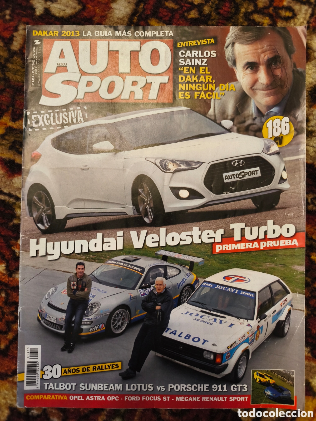 Coleccionismo de revistas y peri&oacute;dicos: Revista Auto Hebdo Sport (N&ordm; 1413 - Diciembre 2012)