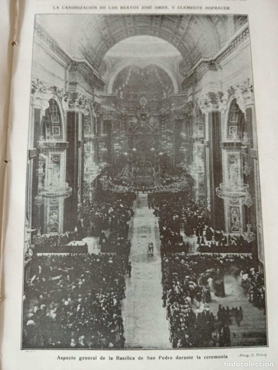 Coleccionismo de revistas y peri&oacute;dicos: REVISTA A&Ntilde;O 1909 CRISTIANOS DE EN EGIPTO IGLESIA SAN JOSE CANONIZACION DEL BEATO JOSE ORIOL JOSEP