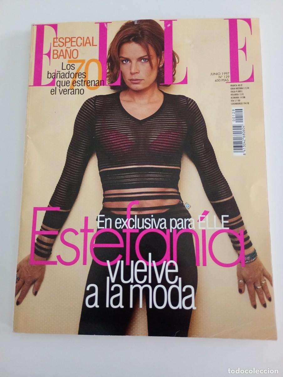 Coleccionismo de revistas y peri&oacute;dicos: Revista Elle Junio 1997 Estefania de Monaco Especial ba&ntilde;o