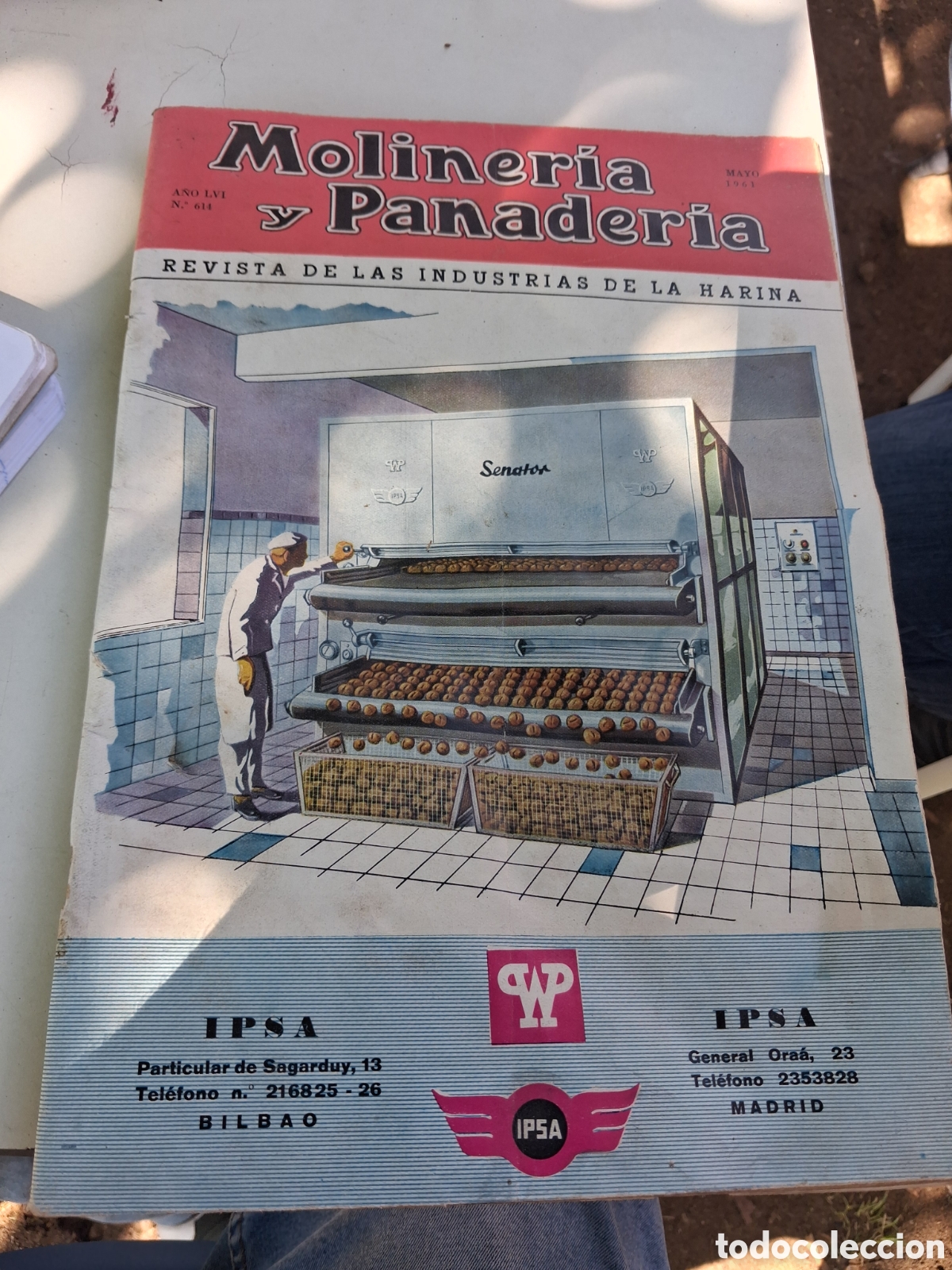 Coleccionismo de revistas y peri&oacute;dicos: ANTIGUA REVISTA MOLINERA DE PANADERA