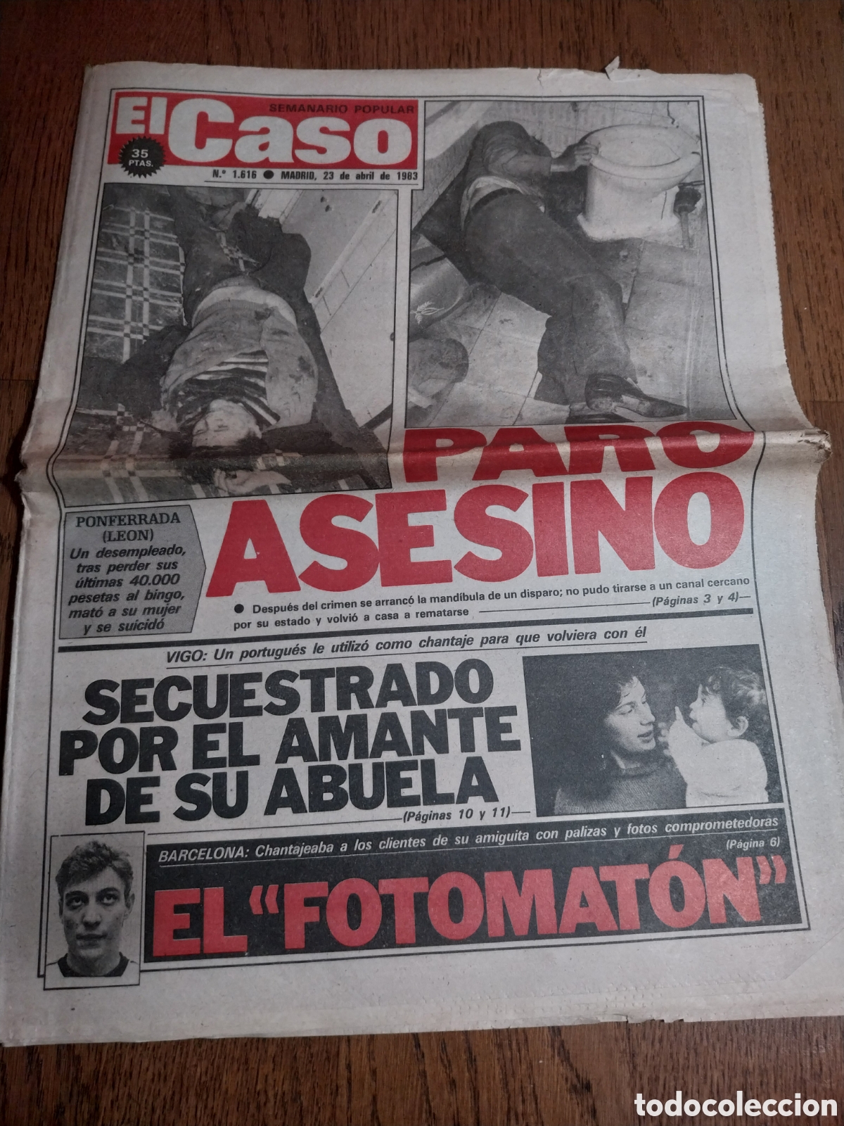 Coleccionismo de revistas y peri&oacute;dicos: EL CASO 1983 PONFERRADA. BENIDORM.MAIRENA DE ALJARAFE.