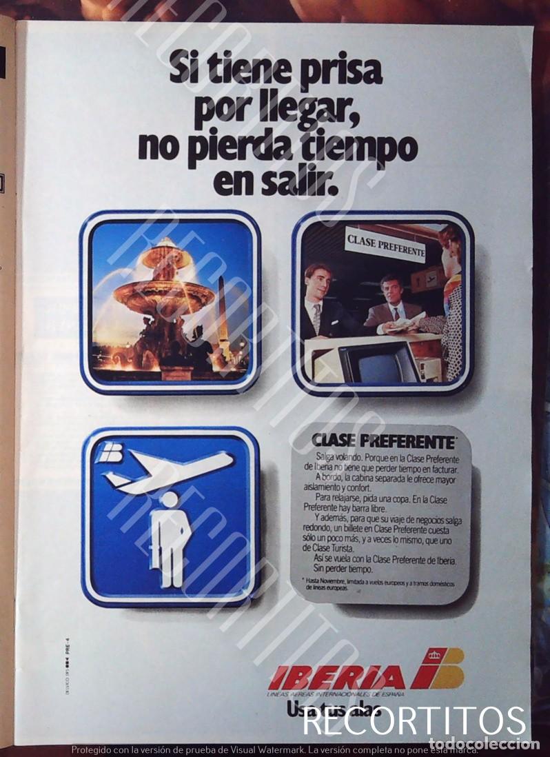 Coleccionismo de revistas y peri&oacute;dicos: IBERIA ANUNCIO PUBLICIDAD
