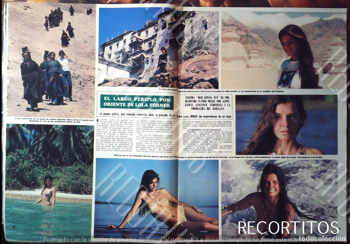 Coleccionismo de revistas y peri&oacute;dicos: lola forner intima cherry lenceria miss espa&ntilde;a