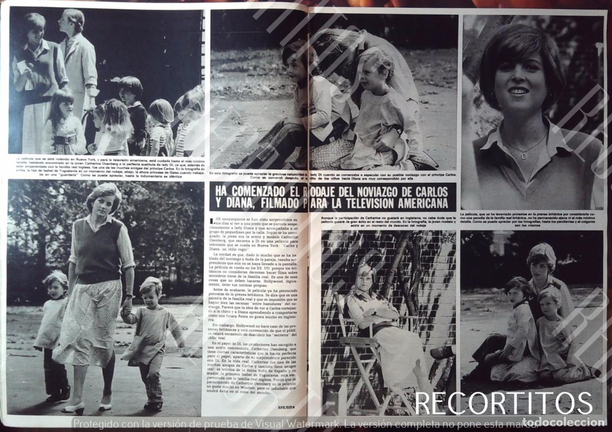Coleccionismo de revistas y peri&oacute;dicos: catherine oxenberg dinasty DINASTIA PRINCESA DE YUGOSLAVIA lady di para television
